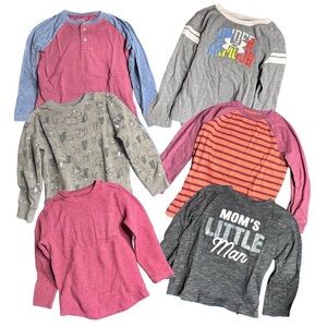 5/$25 😻 Kids Long Sleeve Shirt Set - Assorted Colors